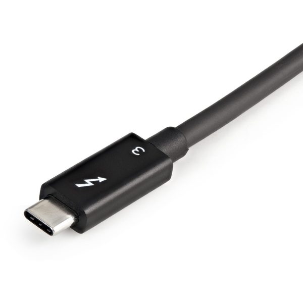 StarTech.com Thunderbolt 3 to Dual DisplayPort Adapter DP 1.4 - Dual 4K 60Hz or Single 8K/5K TB3 to DP Monitor Video Adapter - Mac/Windows - Image 3
