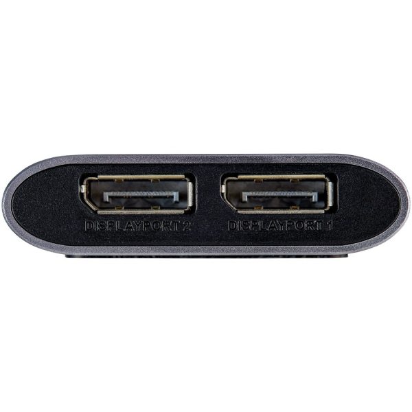 StarTech.com Thunderbolt 3 to Dual DisplayPort Adapter DP 1.4 - Dual 4K 60Hz or Single 8K/5K TB3 to DP Monitor Video Adapter - Mac/Windows - Image 4