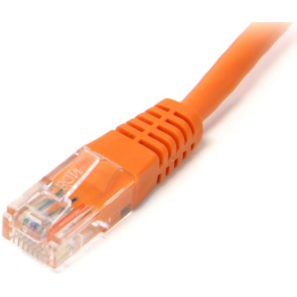 StarTech.com Startech Cat. 5E UTP Patch Cable - 15ft - 1 x RJ-45, 1 x RJ-45 - Category 5e Patch Cable Molded External - Orange - Image 2