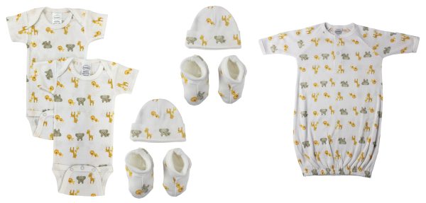 Unisex Newborn Baby 7 Pc  Sets Nc_0693