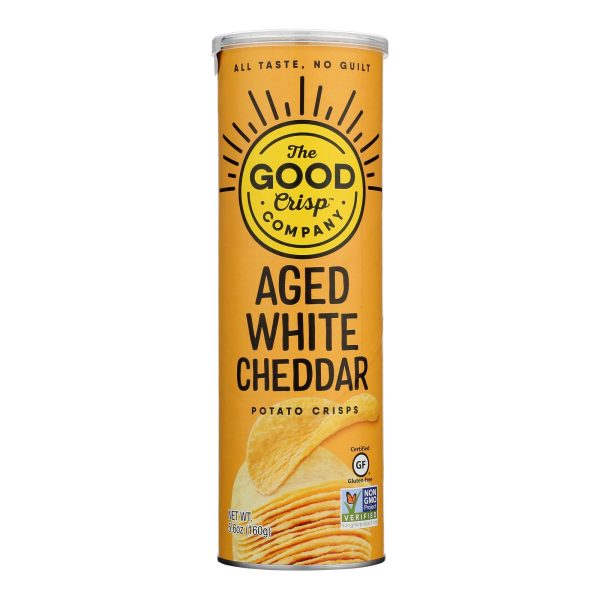 The Good Crisp Company - Potato Crisp Agd.wht Ched - Case of 8-5.6 OZ - Image 2