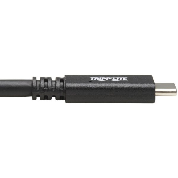Eaton Tripp Lite Series USB-C Cable (M/M) - USB 3.2, Gen 2 (10 Gbps), 5A (100W) Rating, Thunderbolt 3 Compatible, 20-in. (50.8 cm) - Image 4