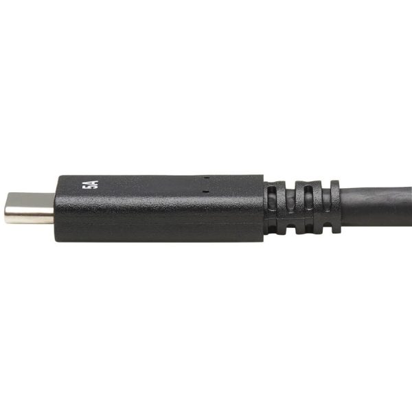 Eaton Tripp Lite Series USB-C Cable (M/M) - USB 3.2, Gen 2 (10 Gbps), 5A (100W) Rating, Thunderbolt 3 Compatible, 20-in. (50.8 cm) - Image 5