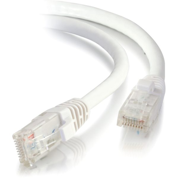 C2G 50ft Cat5e Snagless Unshielded (UTP) Network Patch Cable - White - Image 3