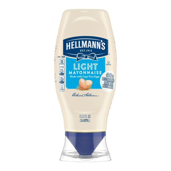 Hellmann's, Light Mayonnaise - Case of 12 - 11.5 FZ - Image 2