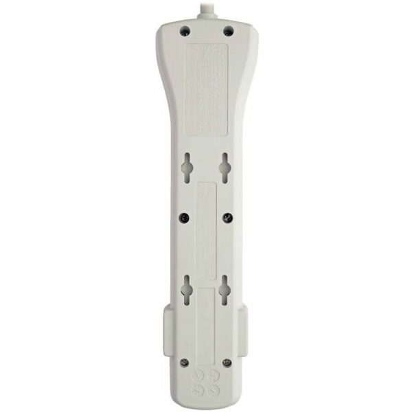 Eaton Tripp Lite Series Protect It! 7-Outlet Surge Protector, 7 ft. Cord with Right-Angle Plug, 2160 Joules, Diagnostic LEDs, Light Gray Housing - Image 2