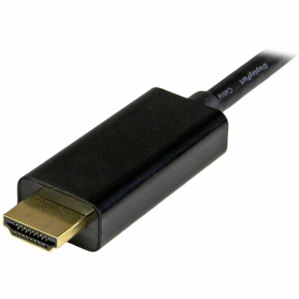 StarTech.com 6ft (2m) Mini DisplayPort to HDMI Cable, 4K 30Hz Video, Mini DP to HDMI Adapter/Converter Cable, mDP to HDMI Monitor/Display - Image 3