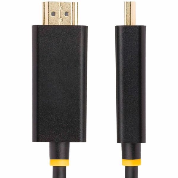 StarTech.com 3.3ft (1m) DisplayPort to HDMI Adapter Cable, 4K 60Hz with HDR, DP to HDMI 2.0b Cable, Active Video Converter - Image 3