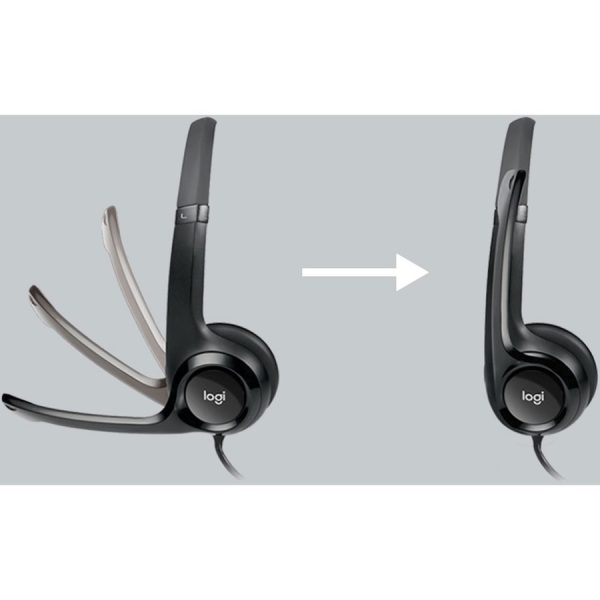 Logitech Padded H390 USB Headset - Image 6