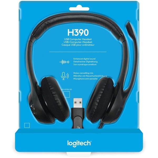 Logitech Padded H390 USB Headset - Image 7