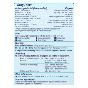 Genexa Cold Crush - Organic - Adult - 60 TAB