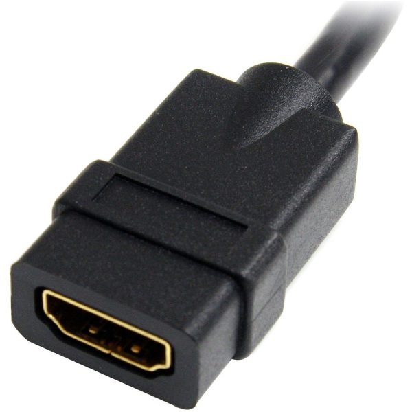 StarTech.com 6in HDMI Extension Cable, Short HDMI Cable Extender Male to Female, 4K UHD HDMI Port Saver M/F, HDMI 1.4, HDMI Dongle - Image 3