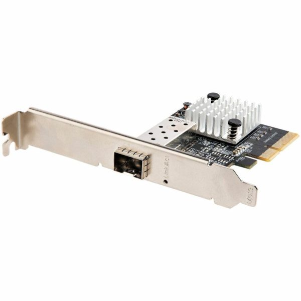 StarTech.com 10G PCIe SFP+ Card, Single SFP+ Port Network Adapter, Open SFP+ for MSA-Compliant Modules/Cables, 10 Gigabit PCIe NIC Card