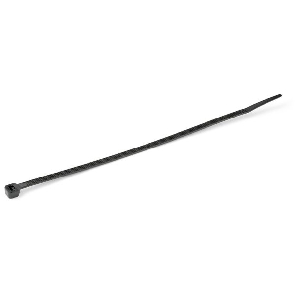 StarTech.com 10"(25cm) Cable Ties, 2-5/8"(68mm) Dia, 50lb(22kg) Tensile Strength, Nylon Self Locking Ties, UL Listed, 1000 Pack, Black - Image 2