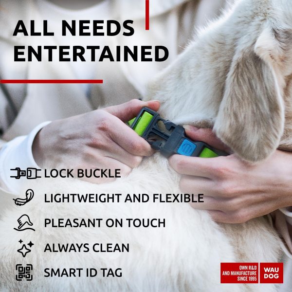Waterproof Dog Collar   Adjustable Dog Collar for Large Dogs Small and Medium Dogs   Breakaway Dog Collar Waterproof with Plastic Buckle and QR Dog Tag   Boy & Girl Dog Collars (Green) - Image 5