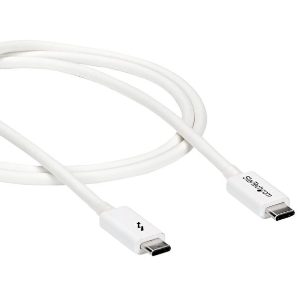 StarTech.com 3.3ft (1m) Thunderbolt 3 Cable, 20Gbps, 100W PD, 4K Video, Thunderbolt-Certified, Compatible w/ TB4/USB 3.2/DisplayPort - Image 4