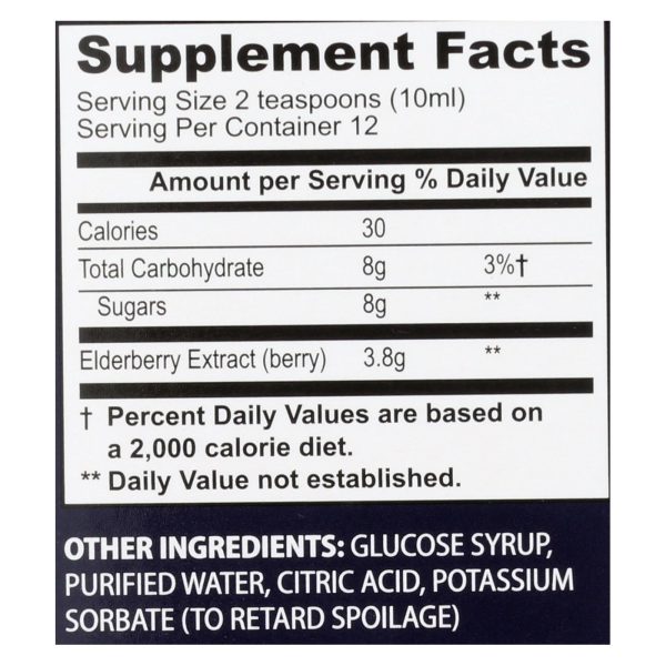 Sambucol - Black Elderberry Syrup Cold and Flu Relief Original - 4 fl oz - Image 3