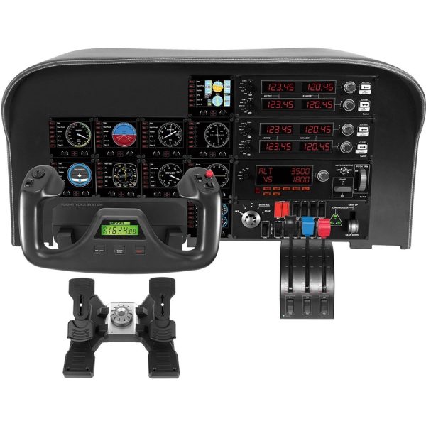 Saitek Flight Rudder Pedals Professional Simulation Rudder Pedals with Toe Brake - Image 4