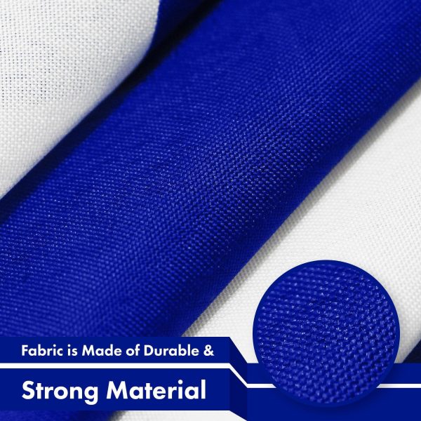 Greece Greek Flag 3x5 Ft 5-Pack 150D Printed Polyester By G128 - Image 4