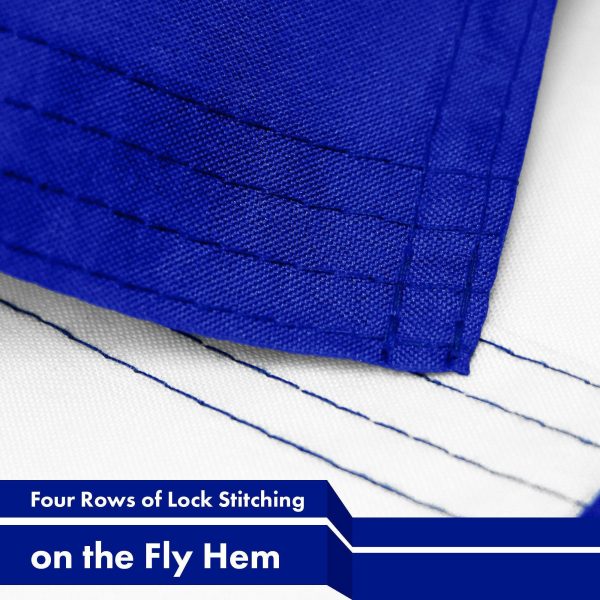 Greece Greek Flag 3x5 Ft 5-Pack 150D Printed Polyester By G128 - Image 5