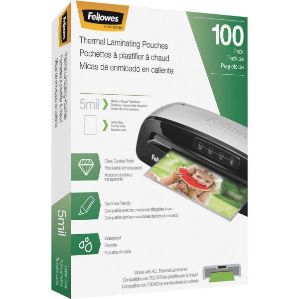 Fellowes Letter-Size Thermal Laminating Pouches - Image 10