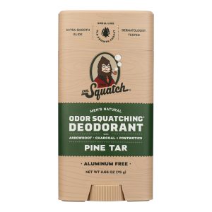 Dr. Squatch - Deodorant Mens Pine Tar - CS of 4-2.65 OZ