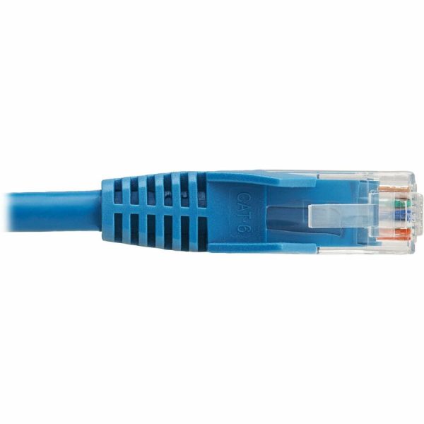 Eaton Tripp Lite Series Cat6 Gigabit Snagless Molded UTP Ethernet Cable (RJ45 M/M), PoE, LSZH, Blue, 0.5 m (1.6 ft.) - Image 3