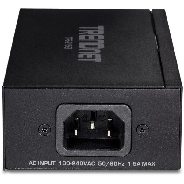 TRENDnet 2.5G PoE+ Injector, TPE-215GI, PoE (15.4W) or PoE+ (30W), Converts a non-PoE Port to a PoE+ 2.5G Port, 2.5GBASE-T Compliant, Integrated Power Supply, Network a PoE device up to 100m (328 ft.) - Image 9