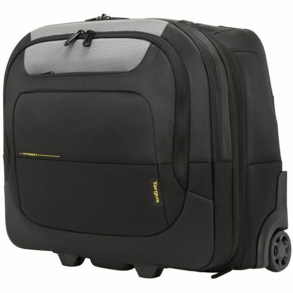 Targus CityGear TCG717GL Carrying Case (Roller) for 15.6" to 17.3" Notebook - Black, Gray - Image 4
