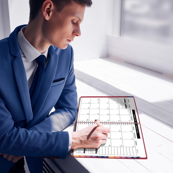 2025 Appointment Book & Planner   8.5 x 11 inches Large Tabbed Daily Hourly Weekly Planner Calendar & Schedule Book 15 Minute time Slots Business & Personal Planner Jan 2025  Dec 2025  Marron - Image 6