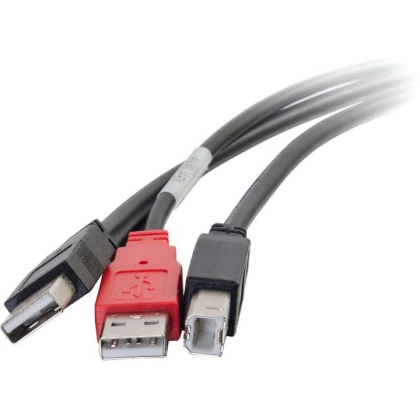 C2G 6ft USB A to USB B Y-Cable - Dual USB A to USB B Cable - USB 2.0 - M/M - Image 5