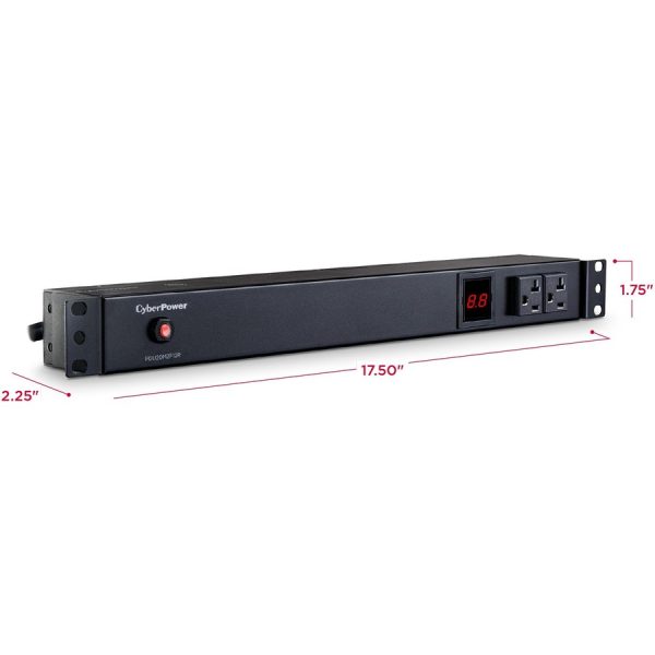CyberPower PDU20M2F12R 100 - 125 VAC 20A Metered PDU - Image 4