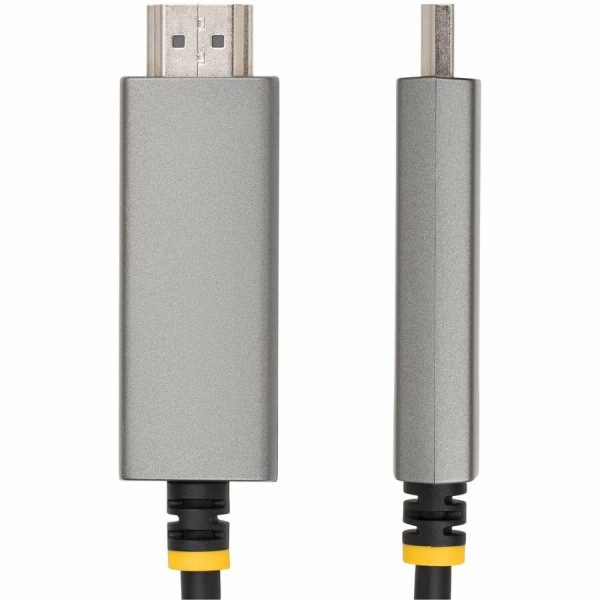 StarTech.com 6ft (2m) USB-C to HDMI Adapter Cable, 8K 60Hz, 4K 144Hz, HDR10, USB Type-C to HDMI 2.1 Converter, USB-C/USB4/TB3/4 Compatible - Image 2