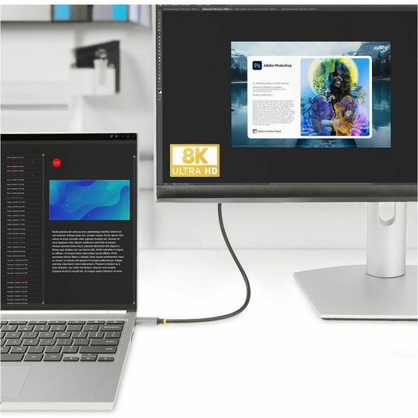 StarTech.com 6ft (2m) USB-C to HDMI Adapter Cable, 8K 60Hz, 4K 144Hz, HDR10, USB Type-C to HDMI 2.1 Converter, USB-C/USB4/TB3/4 Compatible - Image 7