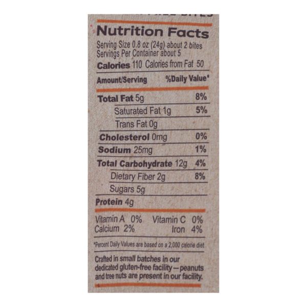 The Gfb Dark Chocolate Peanut Butter Bites  - Case of 6 - 4 OZ - Image 3