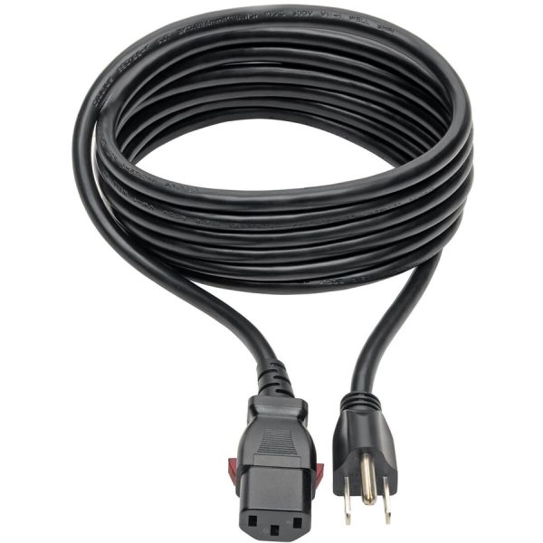 Eaton Tripp Lite Series Computer Power Cord, NEMA 5-15P to Locking C13 - 10A, 125V, 18 AWG, 10 ft. (3.05 m) - Image 2