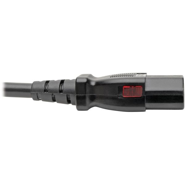 Eaton Tripp Lite Series Computer Power Cord, NEMA 5-15P to Locking C13 - 10A, 125V, 18 AWG, 10 ft. (3.05 m) - Image 3
