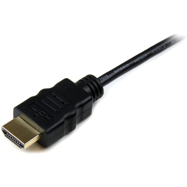 StarTech.com 6ft Micro HDMI to HDMI Cable with Ethernet, 4K High Speed Micro HDMI Type-D Device to HDMI Monitor Adapter/Converter Cord - Image 2