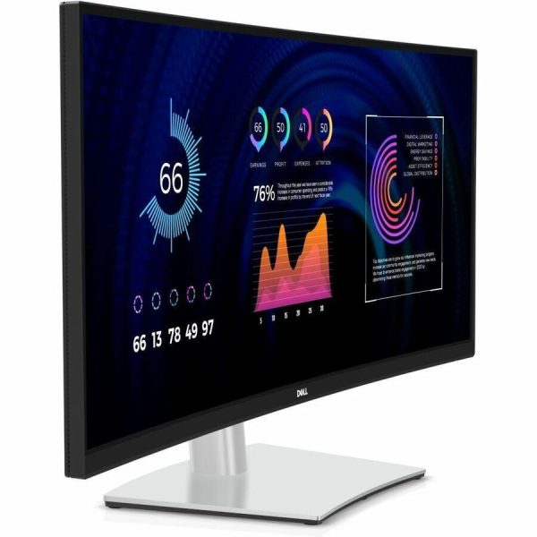 Dell P3424WE 34" Class UW-QHD Curved Screen LED Monitor - 21:9 - Black, Silver - Image 3
