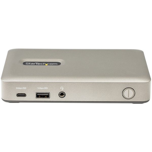 StarTech.com USB C Dock, USB-C to DisplayPort 4K 30Hz or VGA, 65W PD3.0, 4-Port USB 3.1 Gen 1 Hub, GbE, Universal USB C Docking Station - Image 8