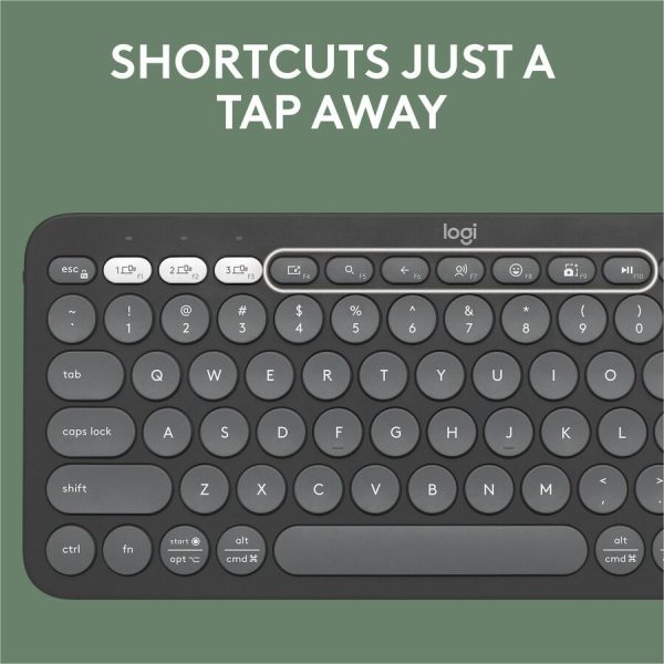 Logitech Pebble Keys 2 K380s Multi-device Bluetooth Wireless Keyboard - Image 4