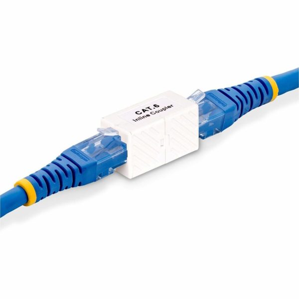 StarTech.com RJ45 Coupler, Inline Cat6 Coupler, Female to Female (F/F) T568 Connector, Unshielded Ethernet Cable Extension - Image 5