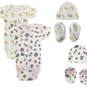 Newborn Baby Girl 6 Pc  Sets Nc_0628