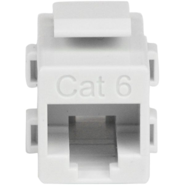 StarTech.com White Cat 6 RJ45 Keystone Jack Network Coupler - F/F - Image 2