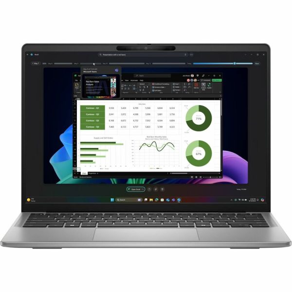 Dell Latitude 7000 7455 14" Touchscreen Copilot+ PC Notebook - QHD+ - Qualcomm Snapdragon X Elite X1E-80-100 - 32 GB - 512 GB SSD - English (US) Keyboard - Aluminum Titan Gray - Image 11