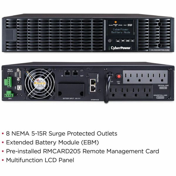 CyberPower OL1000RTXL2UN Smart App Online UPS Systems - Image 2