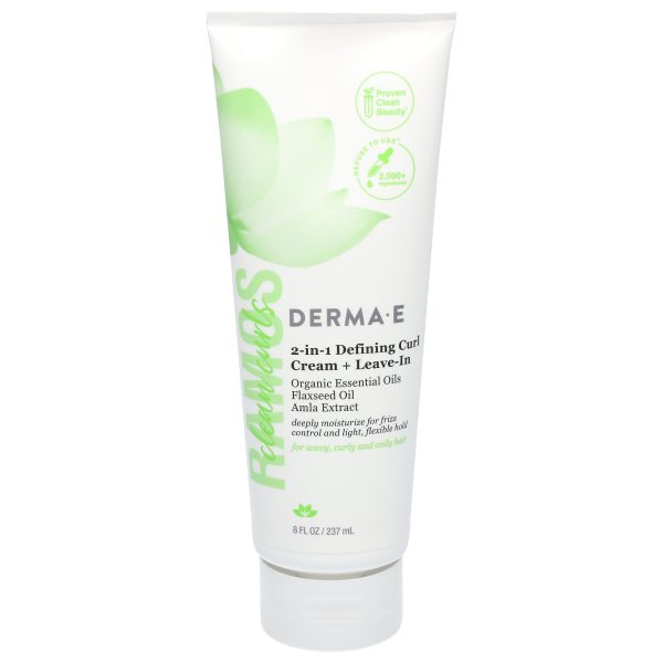Derma E - Curl Crm 2 In 1 Leave In - EA of 1-8 FZ - Image 2