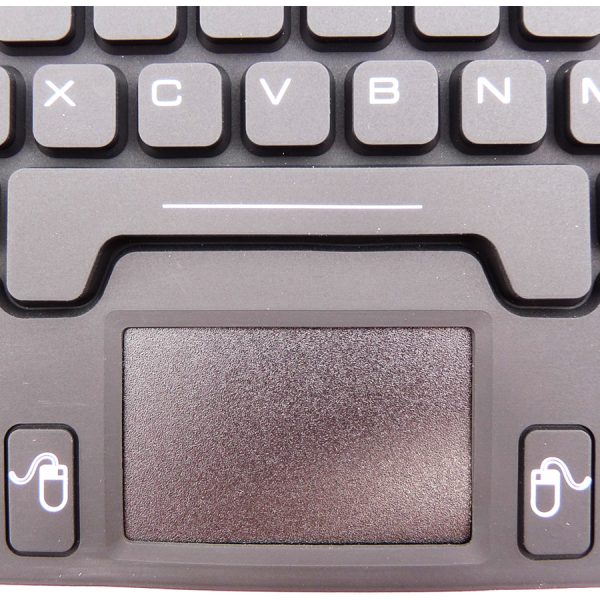 DSI WATERPROOF IP68 SILICONE MINI SIZE WIRED KEYBOARD WITH TOUCHPAD - Image 2