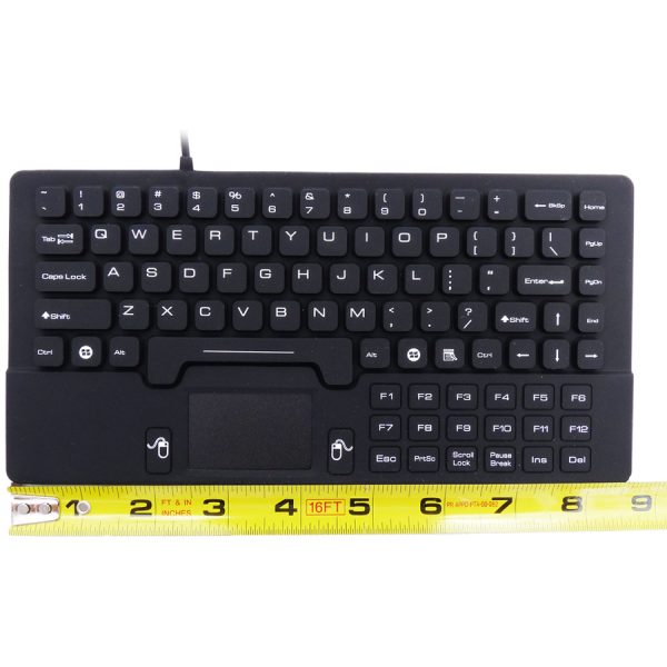 DSI WATERPROOF IP68 SILICONE MINI SIZE WIRED KEYBOARD WITH TOUCHPAD - Image 3