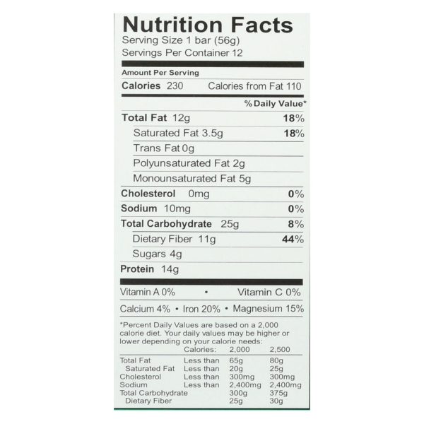 Aloha - Plt Protein Bar Chocolate Mint - Case of 12-1.98 OZ - Image 3